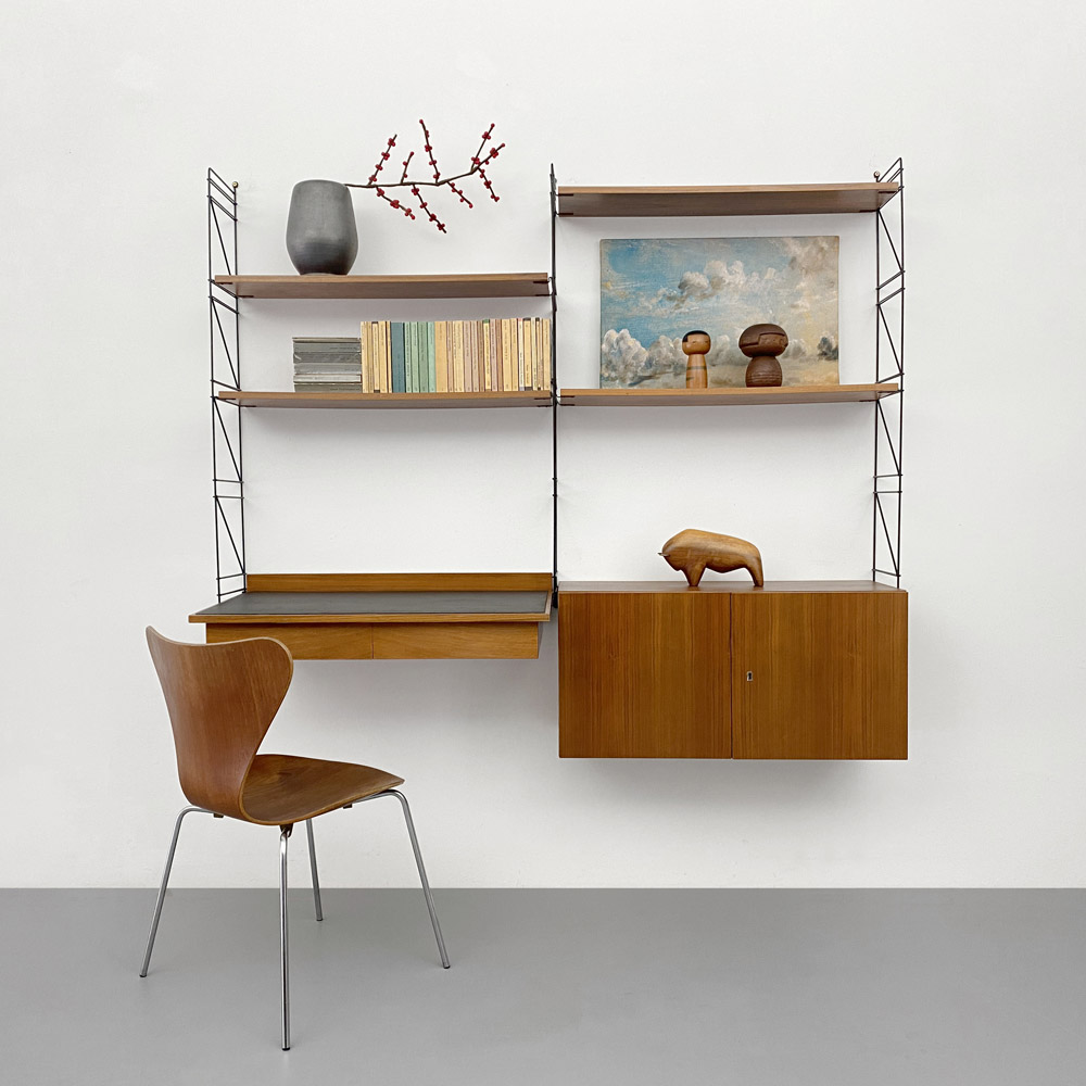 Regalsystem Nussbaum Erbus Möbel DesignKlassiker Berlin