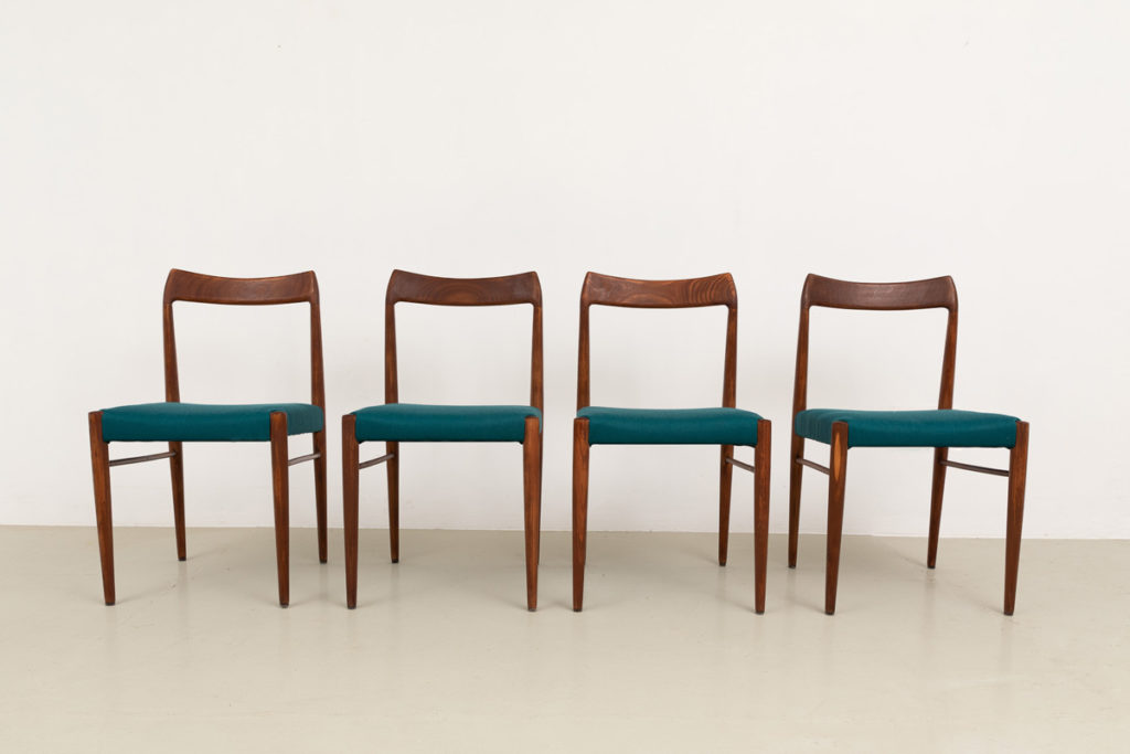 Palisander – Esszimmerstühle 60er Jahre - DesignKlassiker Berlin