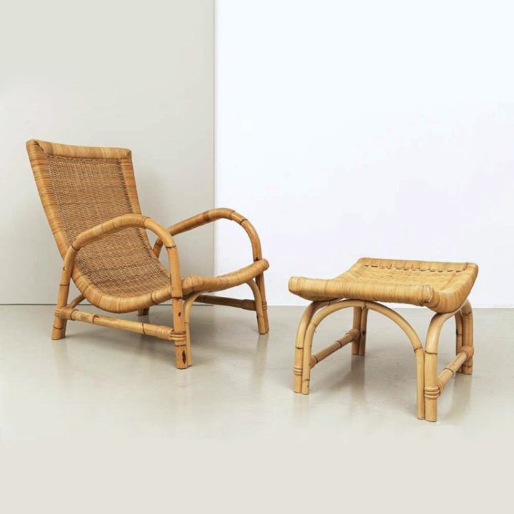 60er Jahre Bambus Sessel