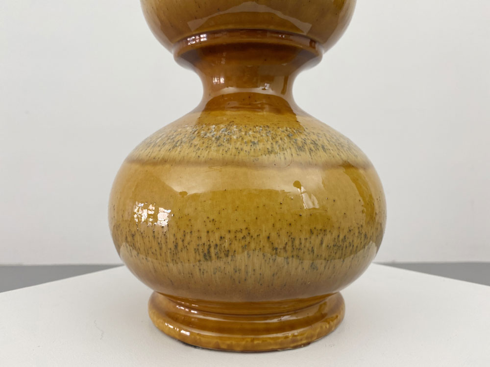 Kaiser Leuchte, Stoff, Keramik, 60s