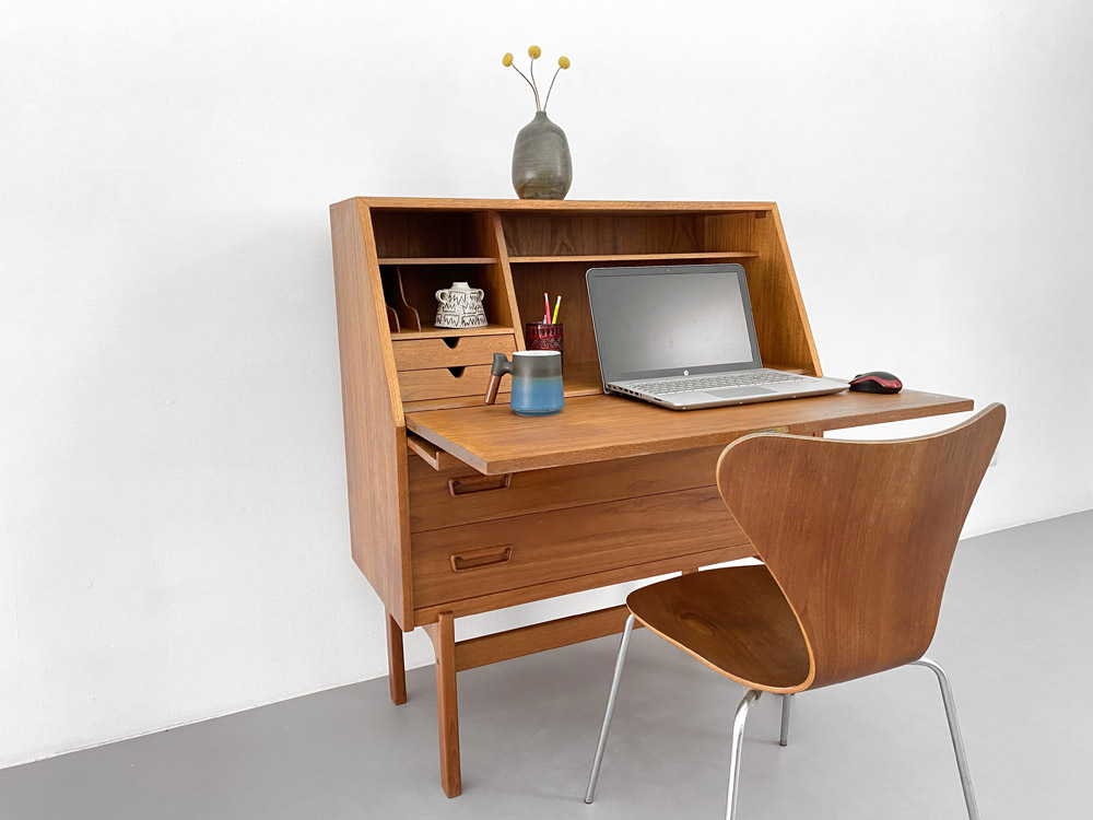 Arbeitsteisch, Sekretär, Desk, Mid-century