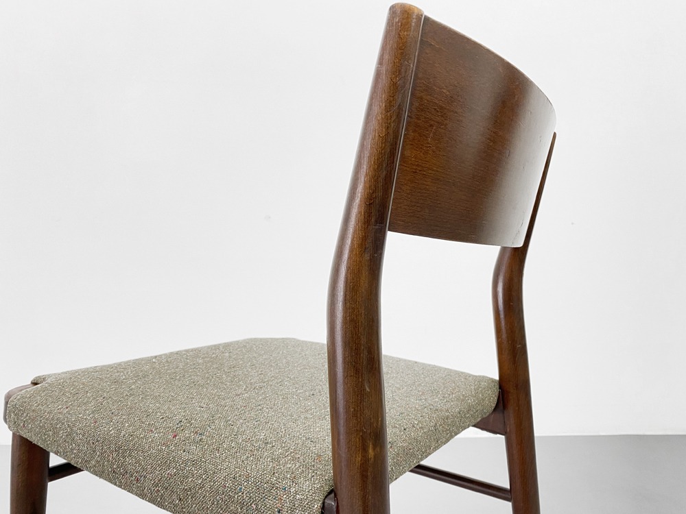 Stuhl Vintage, 50er Jahre, Wilkhahn, Stoffbezug