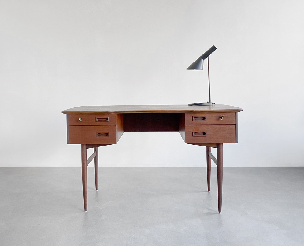 Teak Schreibtisch, Vintage, Danish Design