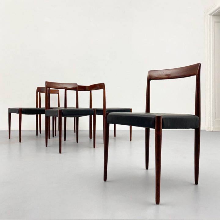 Sechs Lübke Stühle