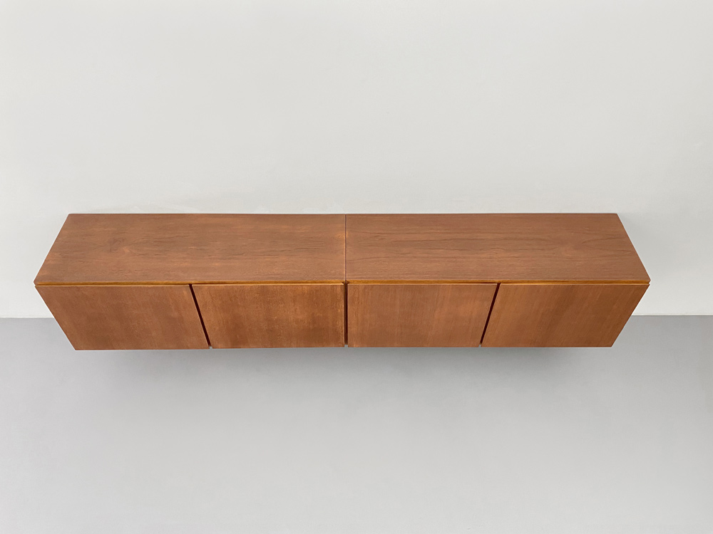 Sideboard mit Flügeltüren, Teakholz, 60s