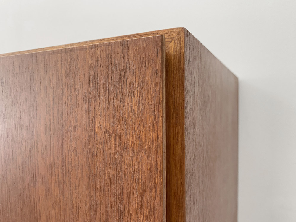 Sideboard mit Flügeltüren, Teakholz, 60s