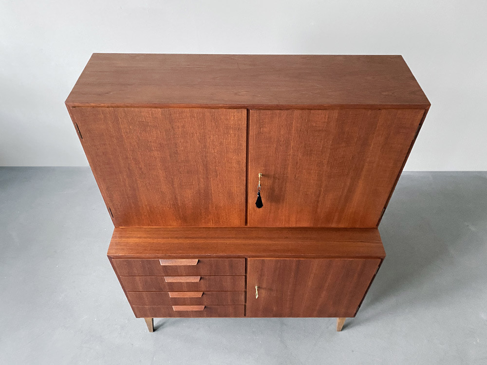 Teak Schrank, Vintage, Deutsche Werkstätten