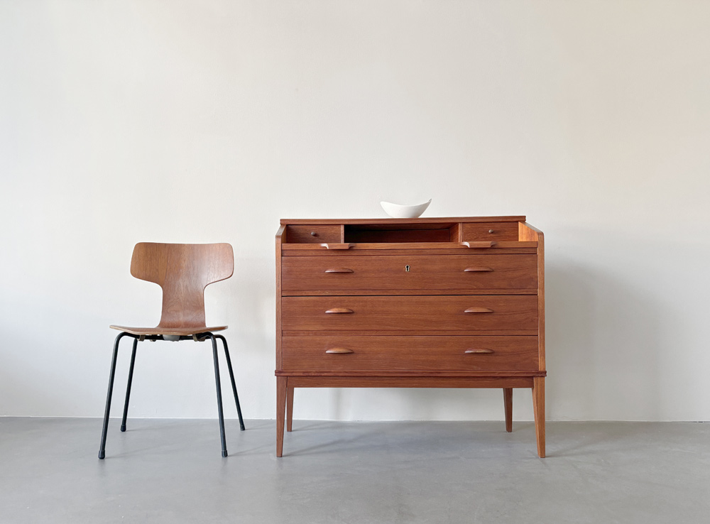 Børge Lerche Sekretär, Teak, 50er Jahre