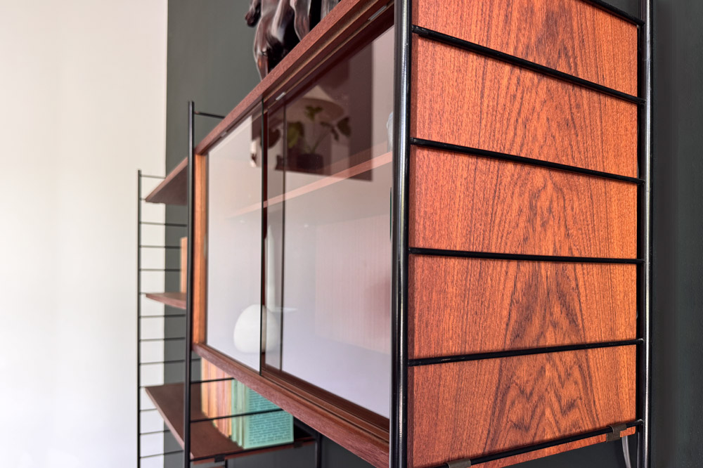 vitrine WHB Bücherregal midcentury