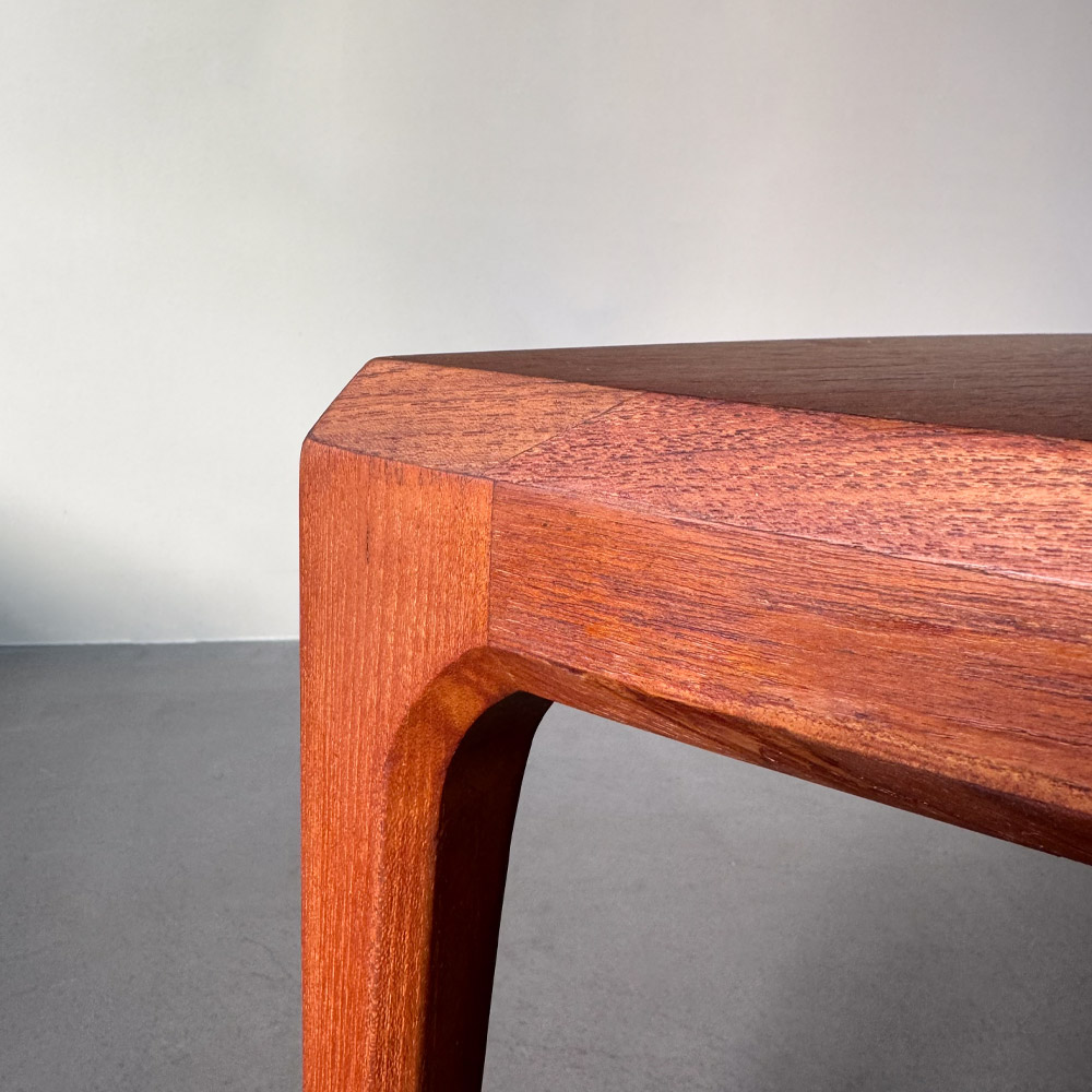 minimalistisch Couchtisch teak vintage
