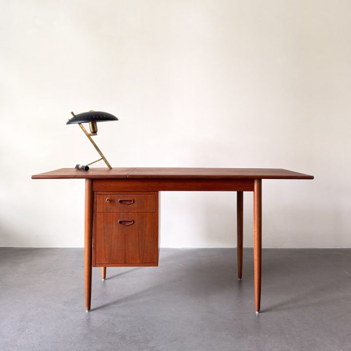 Kleiner Schreibtisch Teakholz 60er