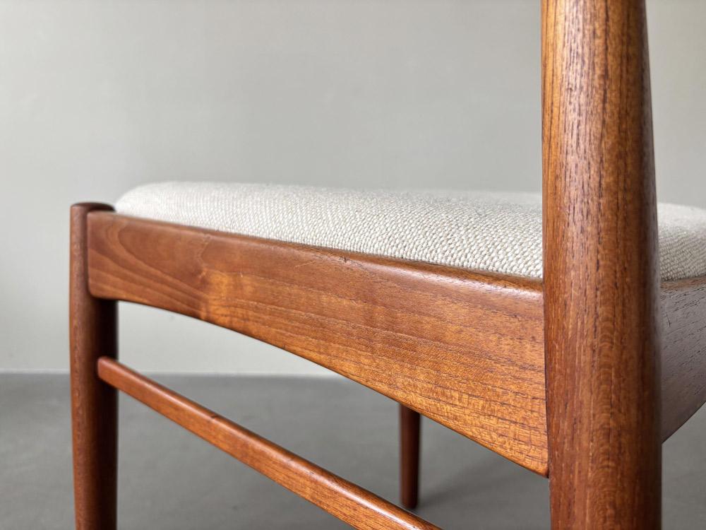 Mid-century Esszimmer Stühle, Teak