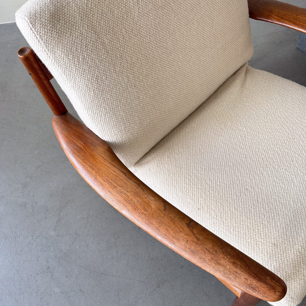 federkern france sessel teak