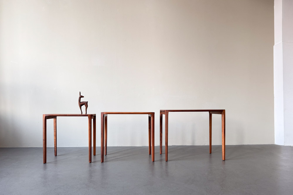 midcentury renz satztische holz