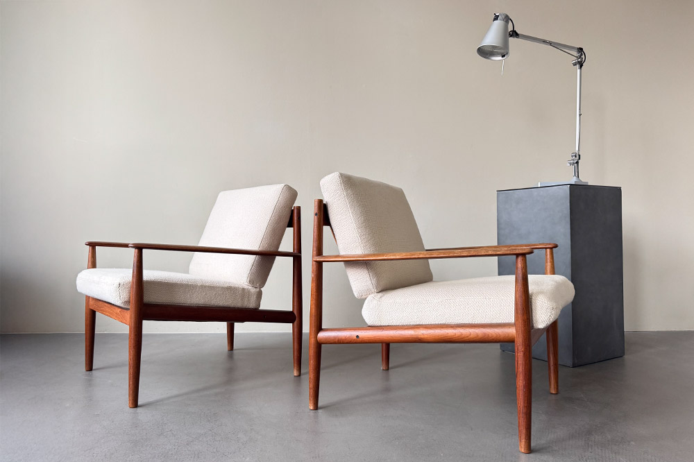 grete jalk sessel teak