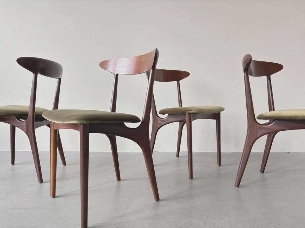 Esszimmer Stühle Rosenholz, Vintage