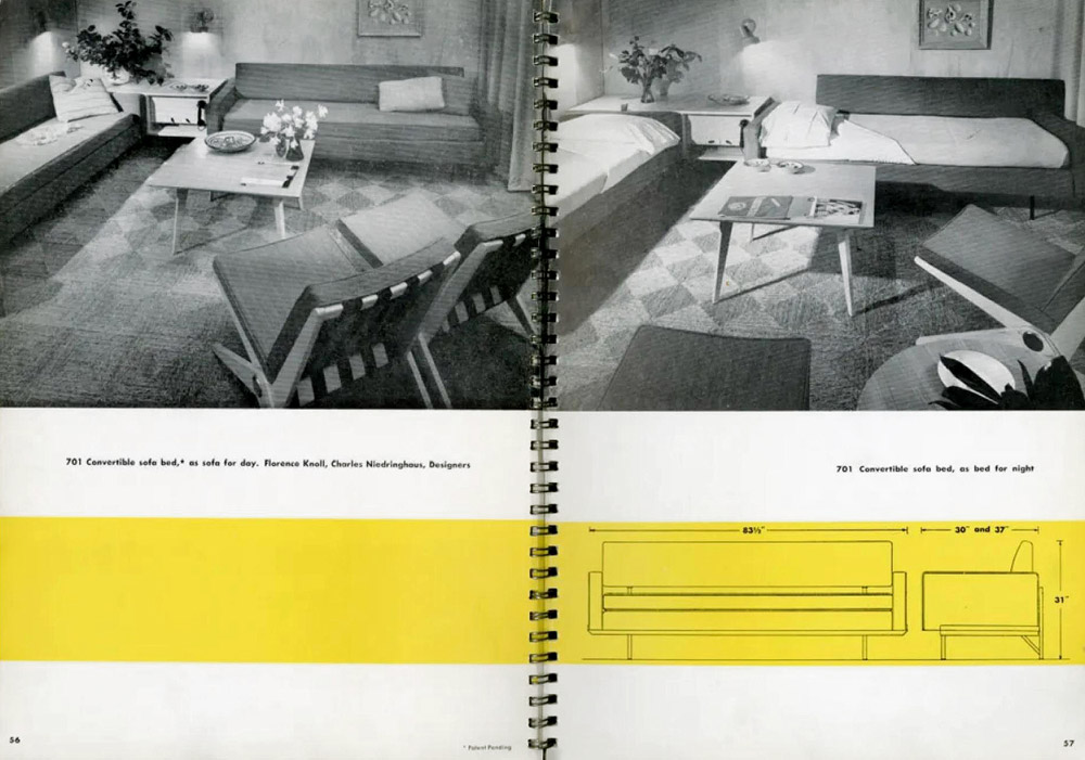 Knoll International Daybed, Modell 701