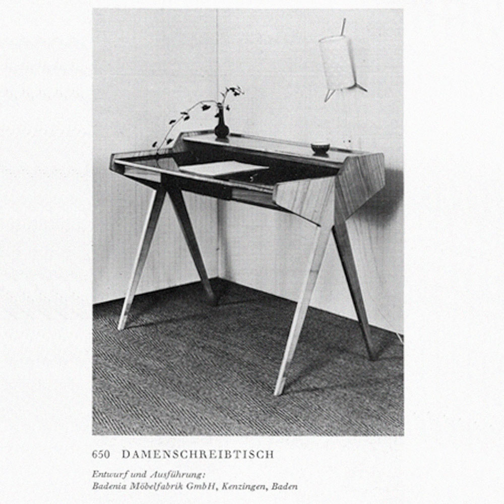Mid-century Tisch, Schreibtisch, 50s, Magg