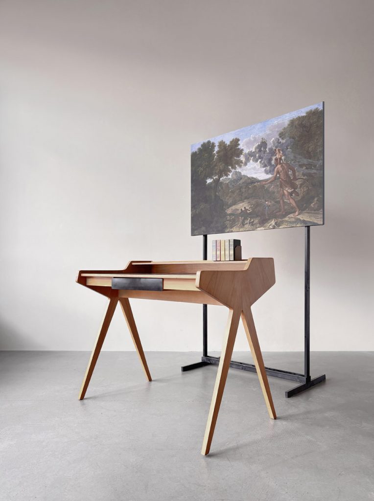 Mid-century Tisch, Schreibtisch, 50s, Magg