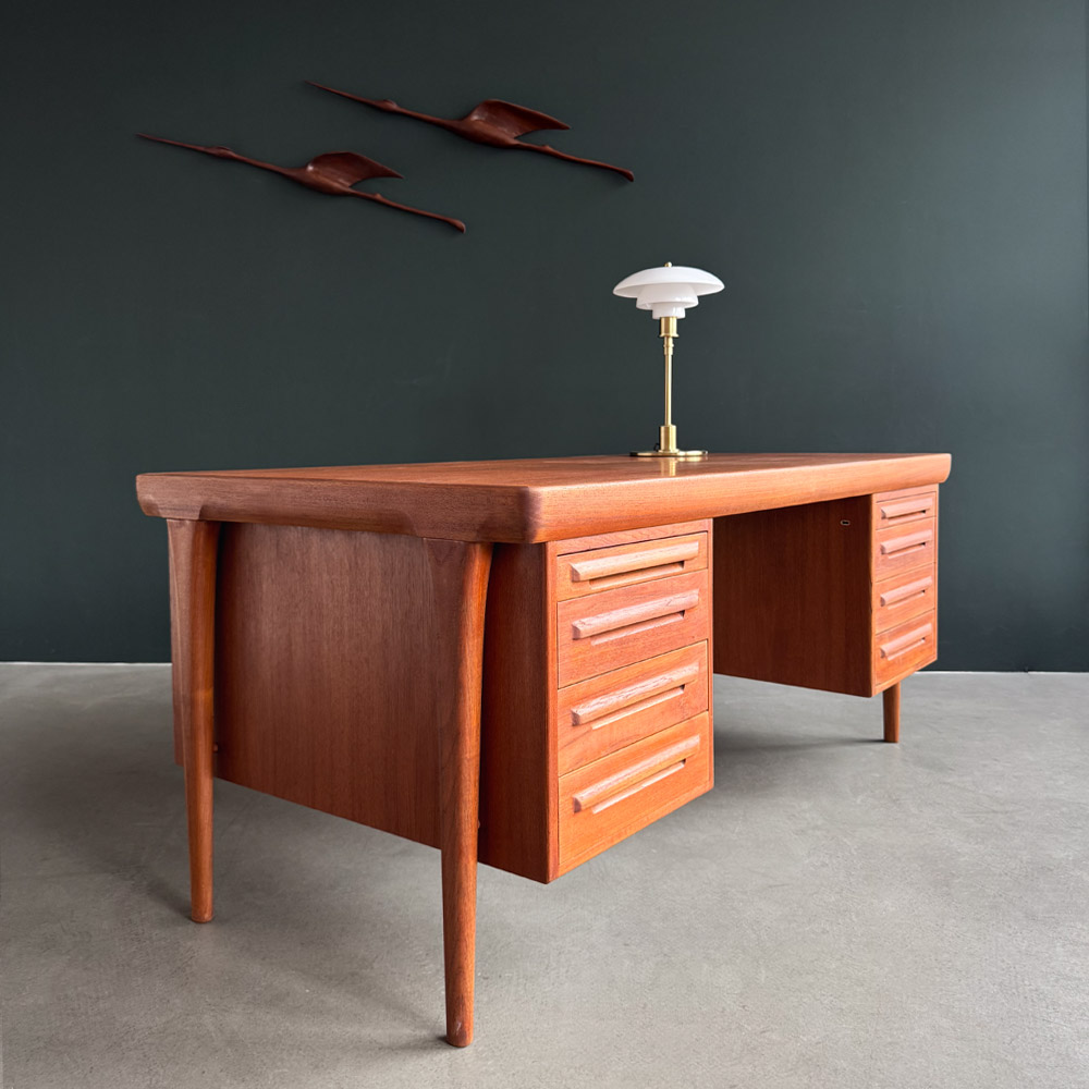 faarup moebelfabrik teak schreibtisch