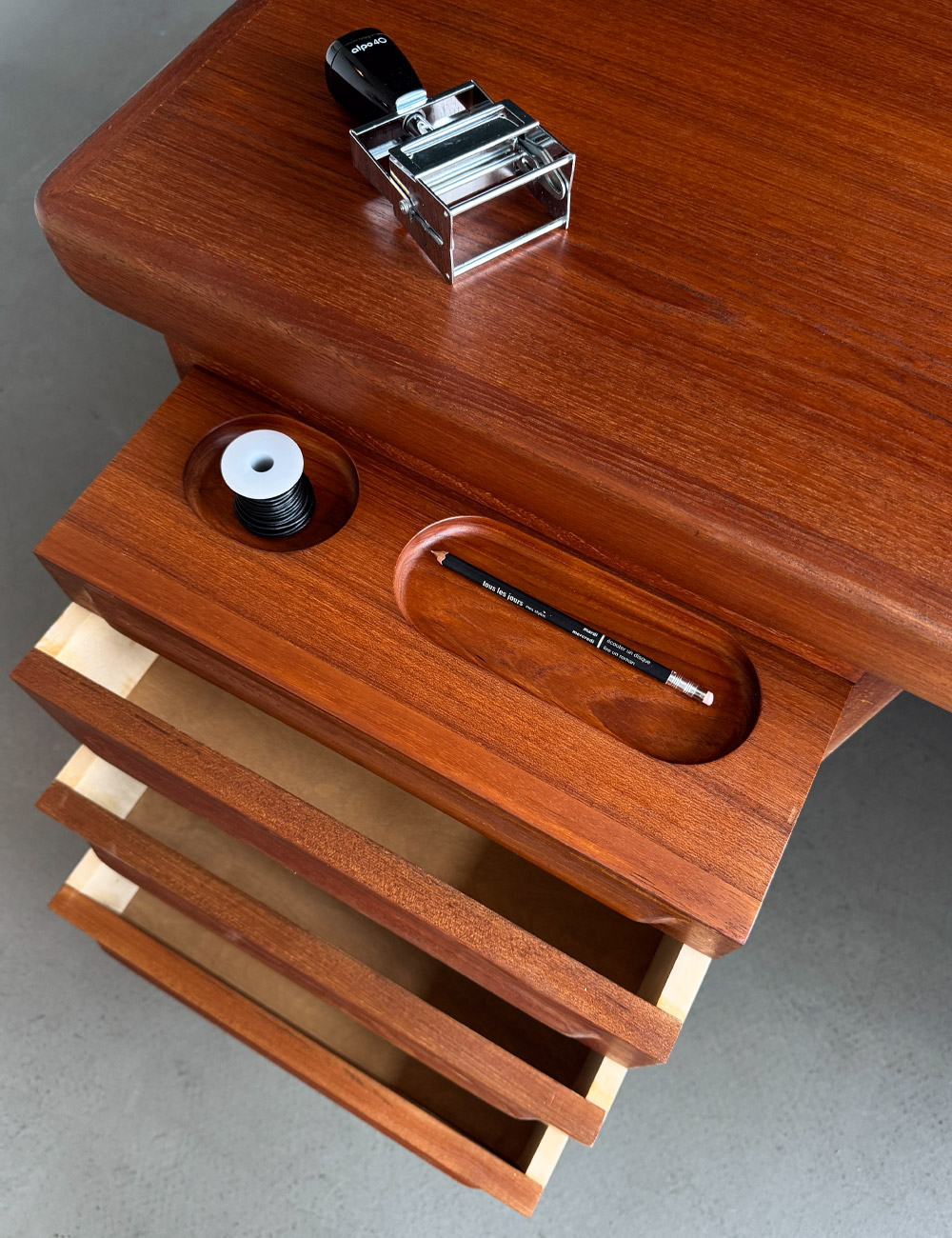 faarup ablage teak schreibtisch