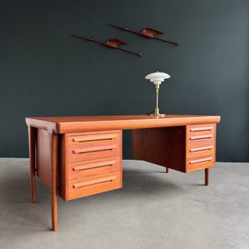 Teakholz-Schreibtisch -Kofod-Larsen