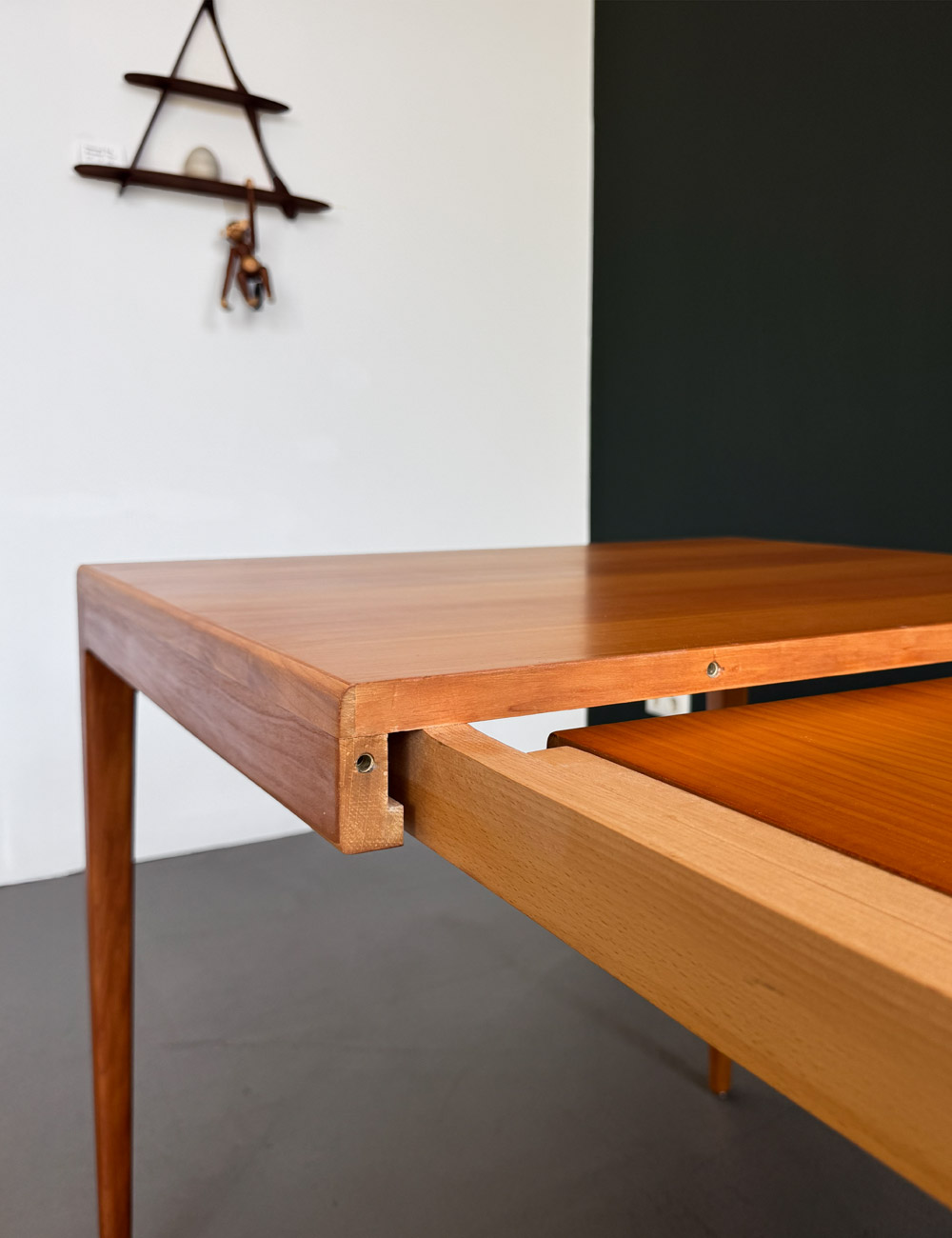 Auszug Mechanik Holzschienen Detail