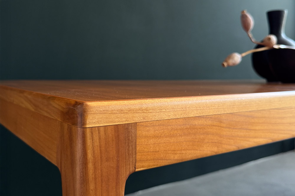 Zarge Bein Übergang Esstisch