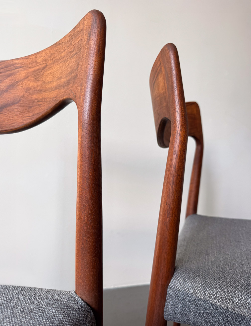 esszimmerstühle Teakholz mid century