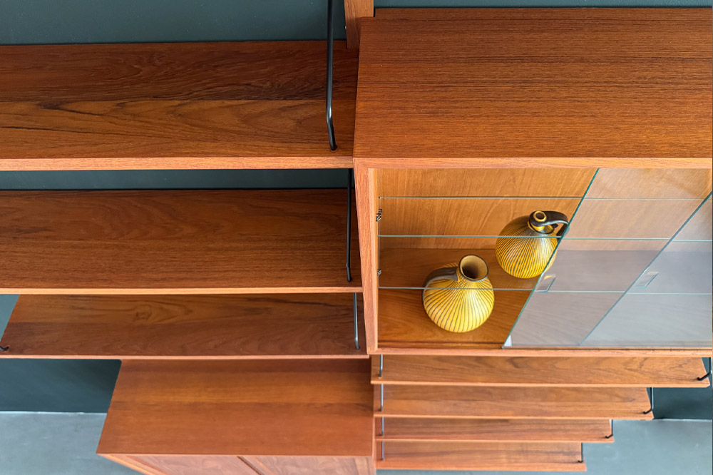 Modulares Regalsystem Sechzigerjahre Dänemark