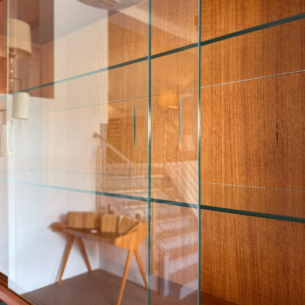vitrine Cadovius Schrankelement Teakholz
