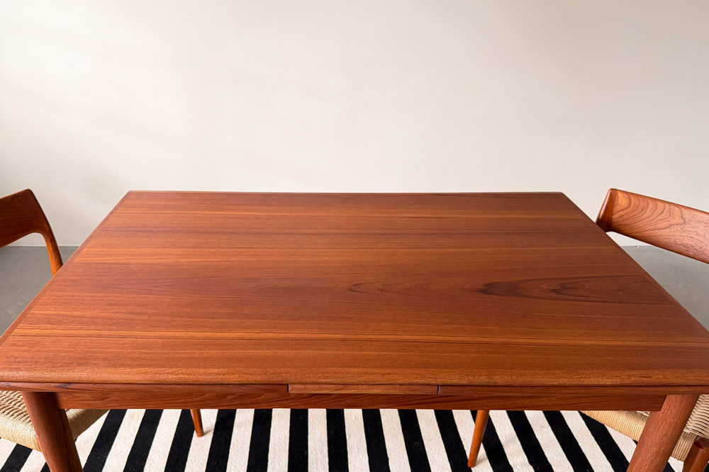 teak ausziehtisch Maserung Esstisch