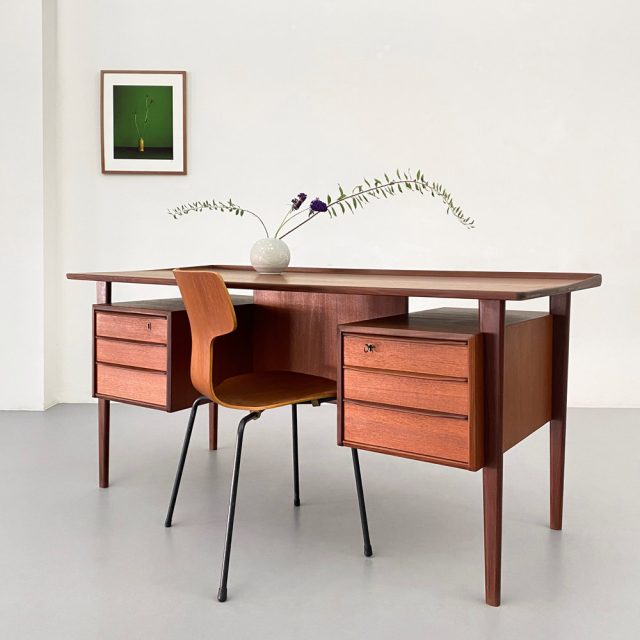 lovig desk teak schreibtisch